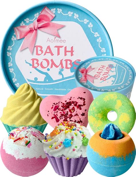 Aofmee Bath Bombs Gift Set Handmade Bubble and Floating | Etsy