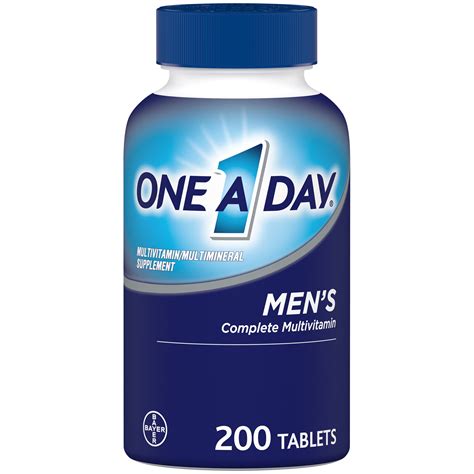 One A Day Men's Multivitamin, Supplement with Vitamins A, C, E, B1, B2 ...