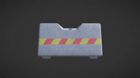 Jersey barrier - Buy Royalty Free 3D model by Vertex-Design [7417fe1 ...