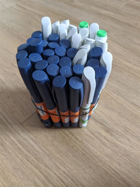 All of the insulin pens I've used over the last year - 0.0347mg per ...