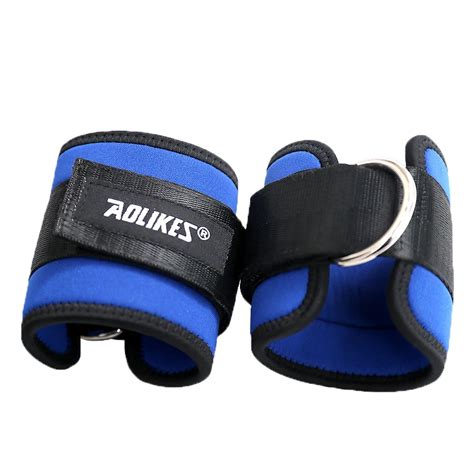 Ankle Weights D ring Ankle Guard Strap Thigh Weight Lifting Fitness Foot Resistance Bands Legs ...