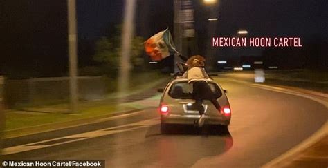 'Mexican hoon cartel' rev-heads speed and swerve down a city freeway ...