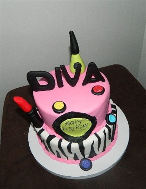 Diva Birthday Cake - CakeCentral.com