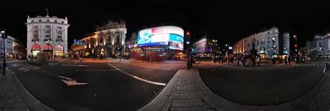 Piccadilly Circus at night - London 360 Panorama | 360Cities