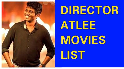 DIRECTOR ATLEE MOVIES LIST|IMDP RATING|VERDICT - YouTube