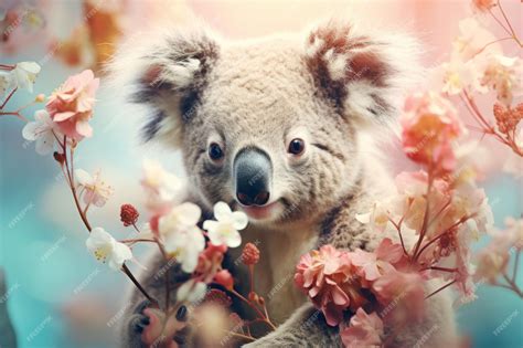 Premium AI Image | A lovable koala coloring image Thick outlines simple shading eucalyptus ...