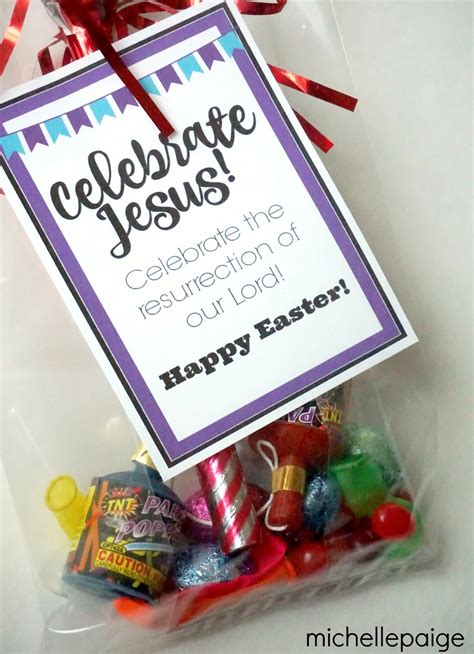 michelle paige blogs: Easter Favors- Celebrate Jesus!