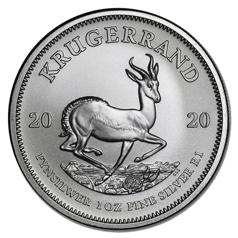 1 oz Silver Krugerrand Bullion Coin - SILVER.RSA.ONE