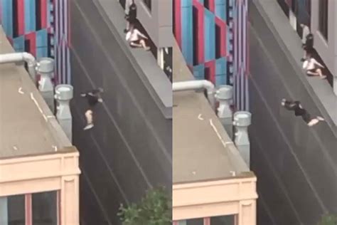 Man filmed jumping from rooftop to rooftop in the CBD