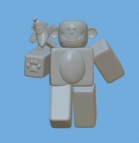 Free 3D file Roblox Monkey Avatar・3D printer design to download・Cults