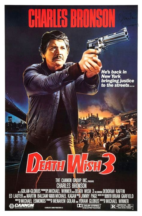 DEATH WISH 3 (1985) | Movie posters, Charles bronson, Film poster design