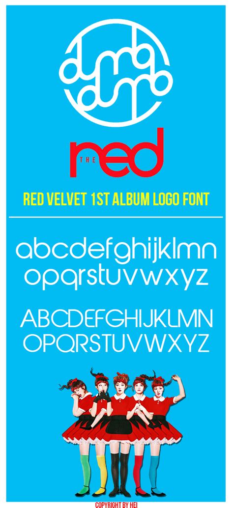 RED VELVET THE RED FONT by hyukhee05 on DeviantArt