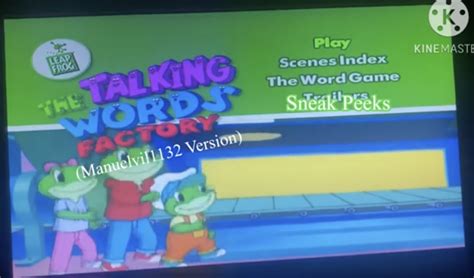 LeapFrog: The Talking Words Factory (Manuelvil1132 Version) (DVD Menu) (2003 Version ...