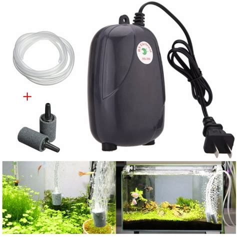 2M 2 Air Bubble Disk Stone Aerator Aquarium Fish Tank Pond Pump ...