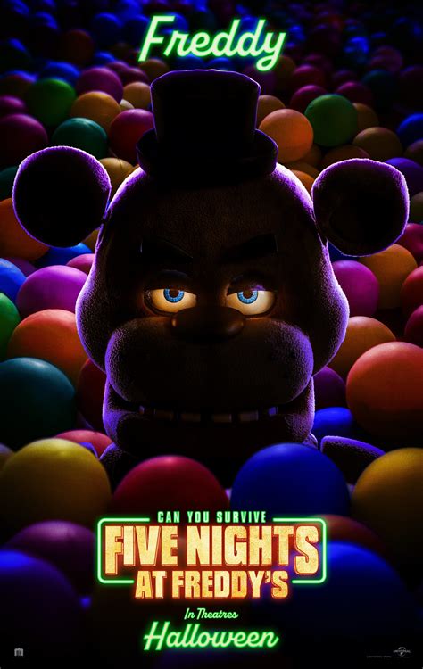 FNaF Movie Freddy Fazbear poster 2 (High Resolution) - Five Nights at Freddy's (Film) Photo ...