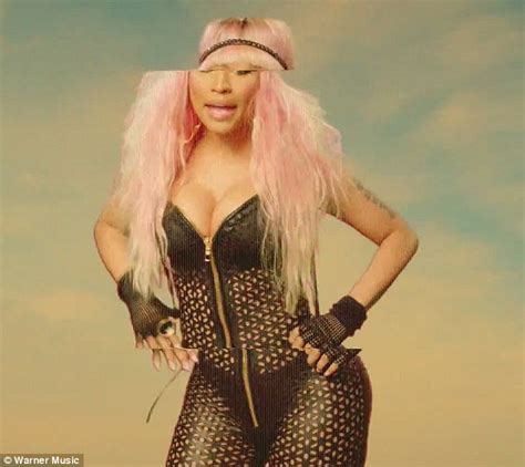 Nicki Minaj is a hologram in David Guetta's Hey Mama music video | Daily Mail Online