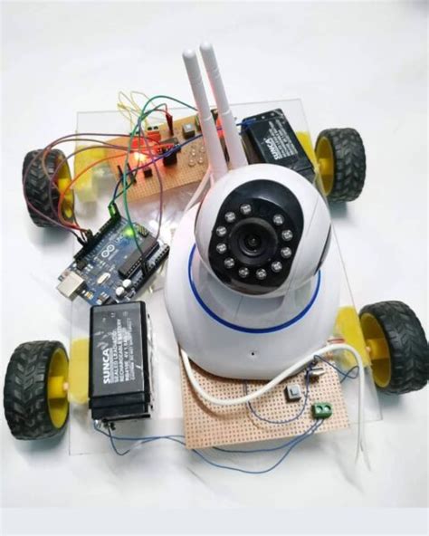 Spy Robot with Camera Project | Mobile phone control spy robot project