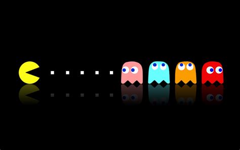 Pac Man Game Templates Background For PowerPoint, Google Slide ...