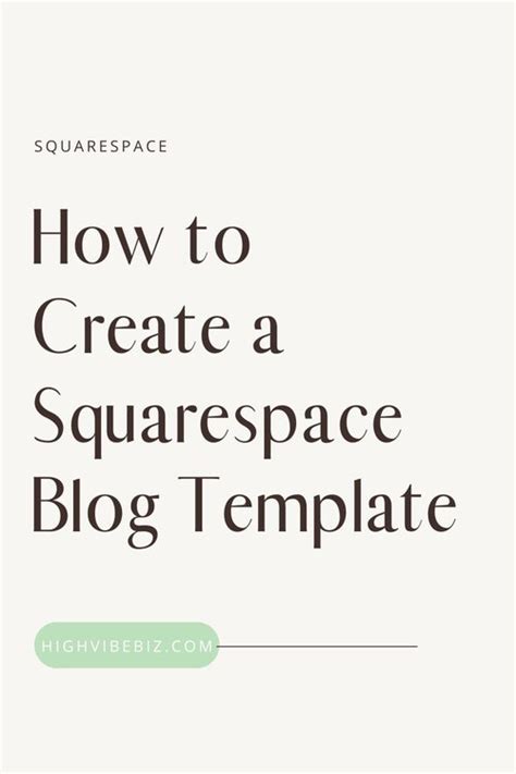 How to Create a Squarespace Blog Template