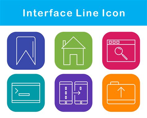 Interface Vector Icon Set 20656822 Vector Art at Vecteezy