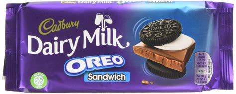 Cadbury Dairy Milk Oreo Sandwich Chocolate Bar, 96 g- Buy Online in ...