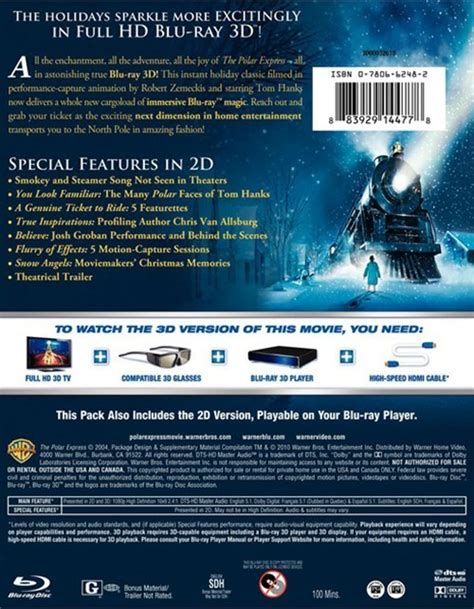 Polar Express 3D, The (Blu-ray 3D) (Blu-ray 2004) | DVD Empire