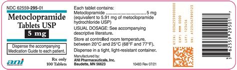 Metoclopramide by ANI Pharmaceuticals, Inc. METOCLOPRAMIDE tablet