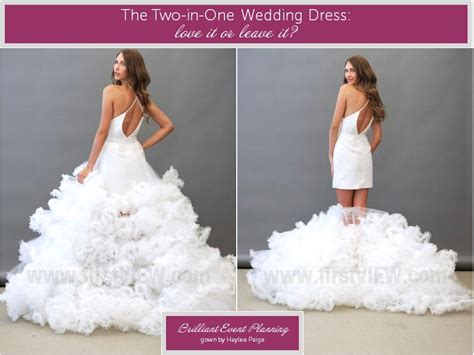 Two in One Wedding Dress – Mother of the Bride