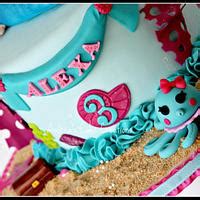 Coral Sea Shells Lalaloopsy - Decorated Cake by - CakesDecor