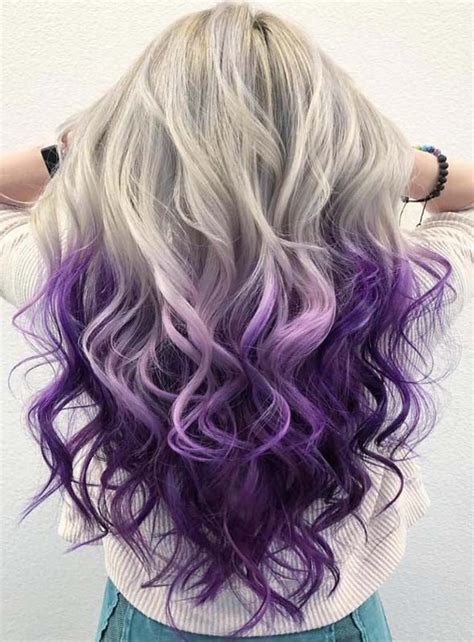 38 Stunning Ice Blond to Purple Hair Colors for 2019 | Fashionsfield ...