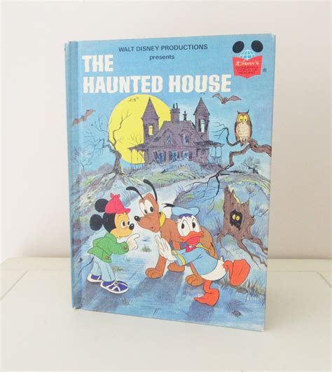 WALT DISNEY BOOK The Haunted House Vintage Disney Book Picture | Etsy