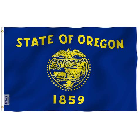 Fly Breeze Oregon State Flag 3x5 Foot - Anley Flags