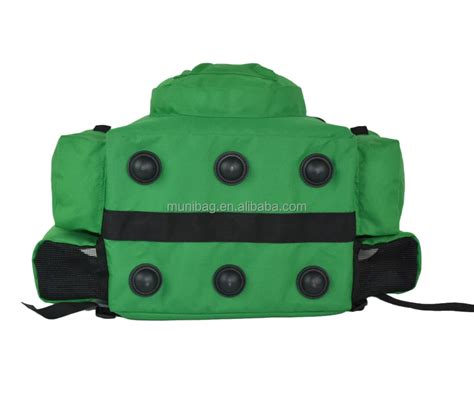 Green Ultimate Disc Golf Backpack With Cooler,Removable Shoulder Straps,Adjustable Straps - Buy ...