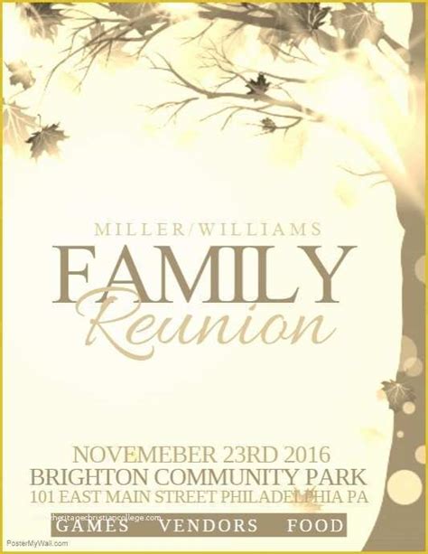 Free Printable Save the Date Family Reunion Templates Of High Country ...