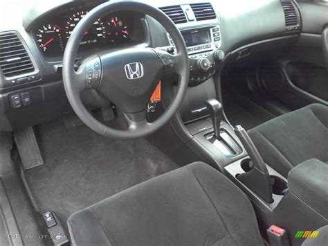 Black Interior 2006 Honda Accord LX V6 Coupe Photo #55146983 | GTCarLot.com