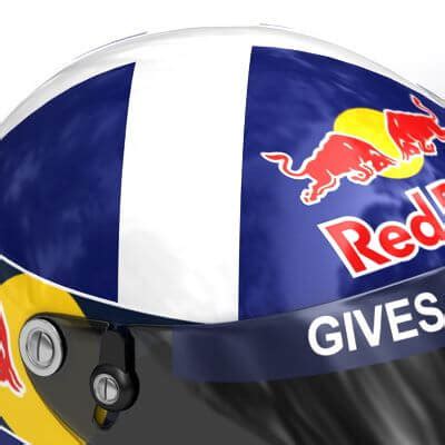 Helmet F1 2008 David Coulthard - 3D Model by CGShape