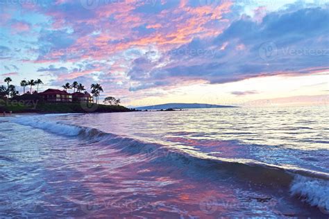 Wailea State Beach Sunset 890155 Stock Photo at Vecteezy