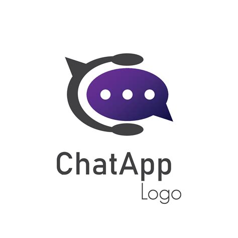 Chat app logo. 6415352 Vector Art at Vecteezy