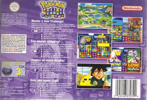 Pokemon Puzzle League for Nintendo 64 - Sales, Wiki, Release Dates, Review, Cheats, Walkthrough