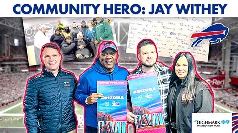 Community Hero Jay Withey Receives Super Bowl LVII Tickets For His ...