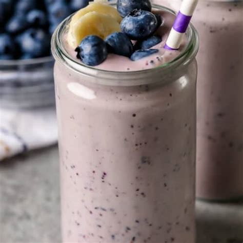 Blueberry Smoothie (With Fresh or Frozen Fruit!) - Spend With Pennies