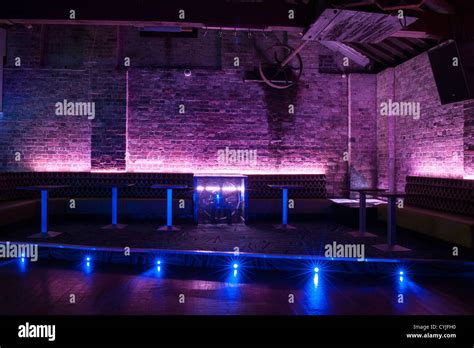 Night club dance floor and seating, interior design Stock Photo - Alamy