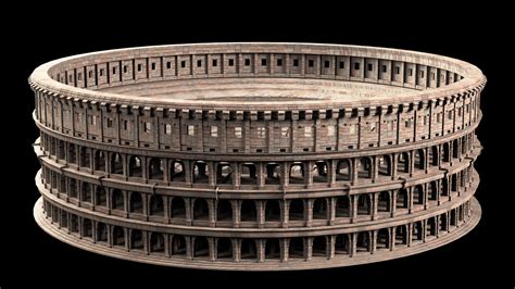 Roman Colosseum 3D Model MAX OBJ FBX | CGTrader.com