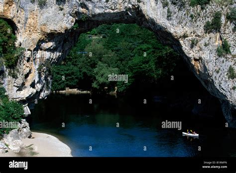 Kayaking, Vallon Pont d´Arc, Ardeche, France Stock Photo - Alamy