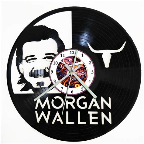 Vinyl Record Clock - Morgan Wallen – BROKEN RECORD