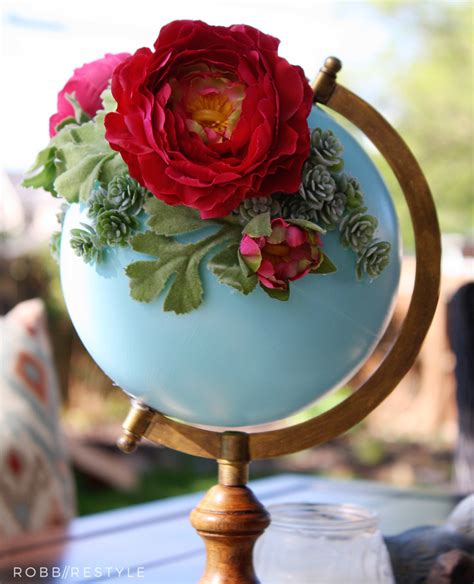 DIY Flower Garden Globe | DIY + Crafts