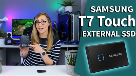 Samsung T7 Touch Review - Fast USB 3.2 Gen 2 External SSD with Fingerprint Sensor - YouTube