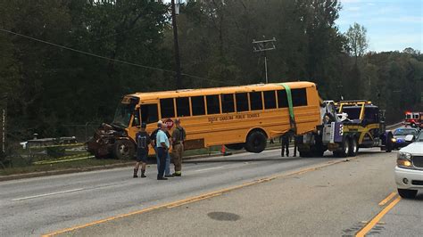 13 hurt after Westwood Elem. school bus crashes in Greenwood Co.