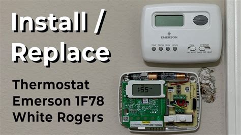 How to: Install/Replace Emerson 1F78 White Rogers Thermostats with ...