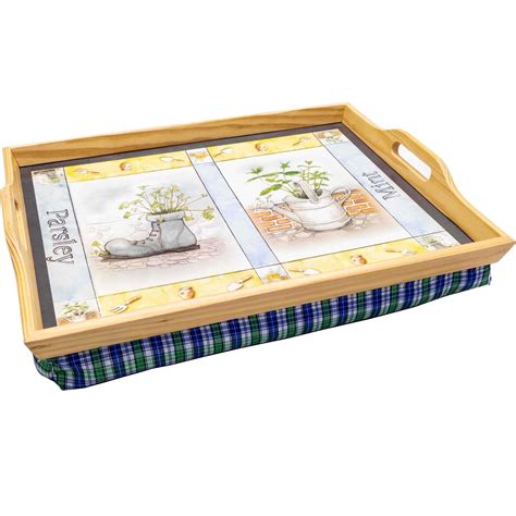 Wooden Lap Tray with Cushion | EASIE Living Retail Store